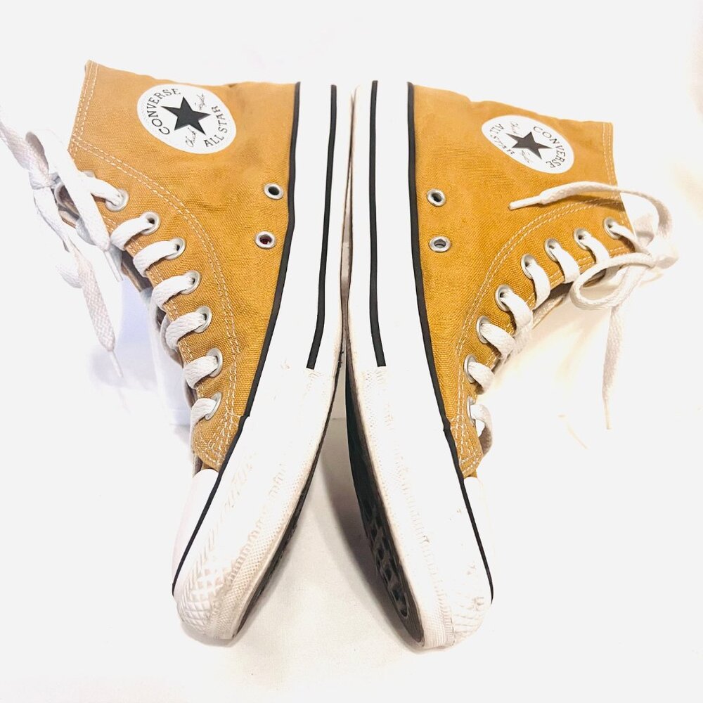 Converse All Star-Chuck Taylor-Unisex Burnt Honey High Top Sneakers-W 9, M 7 - Picture 12 of 16
